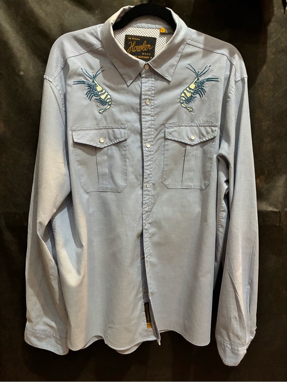Howler Brothers - Dancing Prawns 10year - long sleeve Gaucho - Like New.- Large